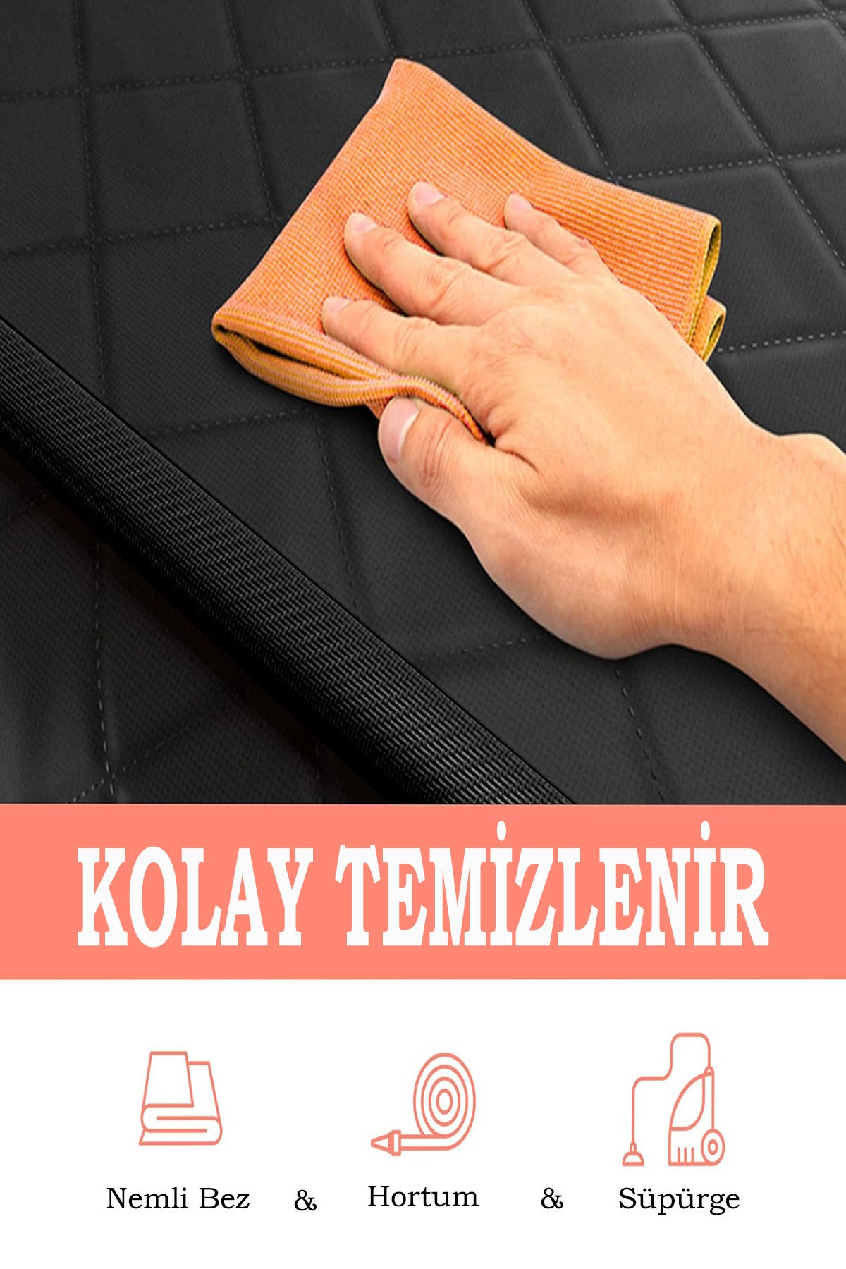 Araba Koltuk Örtüsü Sıvı Geçirmez Oto Koltuk Koruyucu Kılıf Araç Arka Koltuk Örtüsü Bagaj Havuzu
