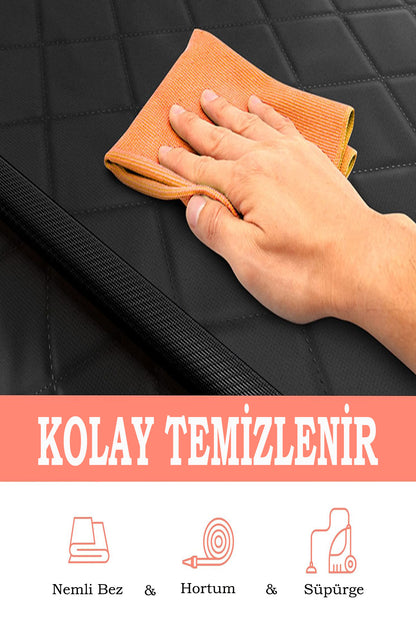 Araba Koltuk Örtüsü Sıvı Geçirmez Oto Koltuk Koruyucu Kılıf Araç Arka Koltuk Örtüsü Bagaj Havuzu