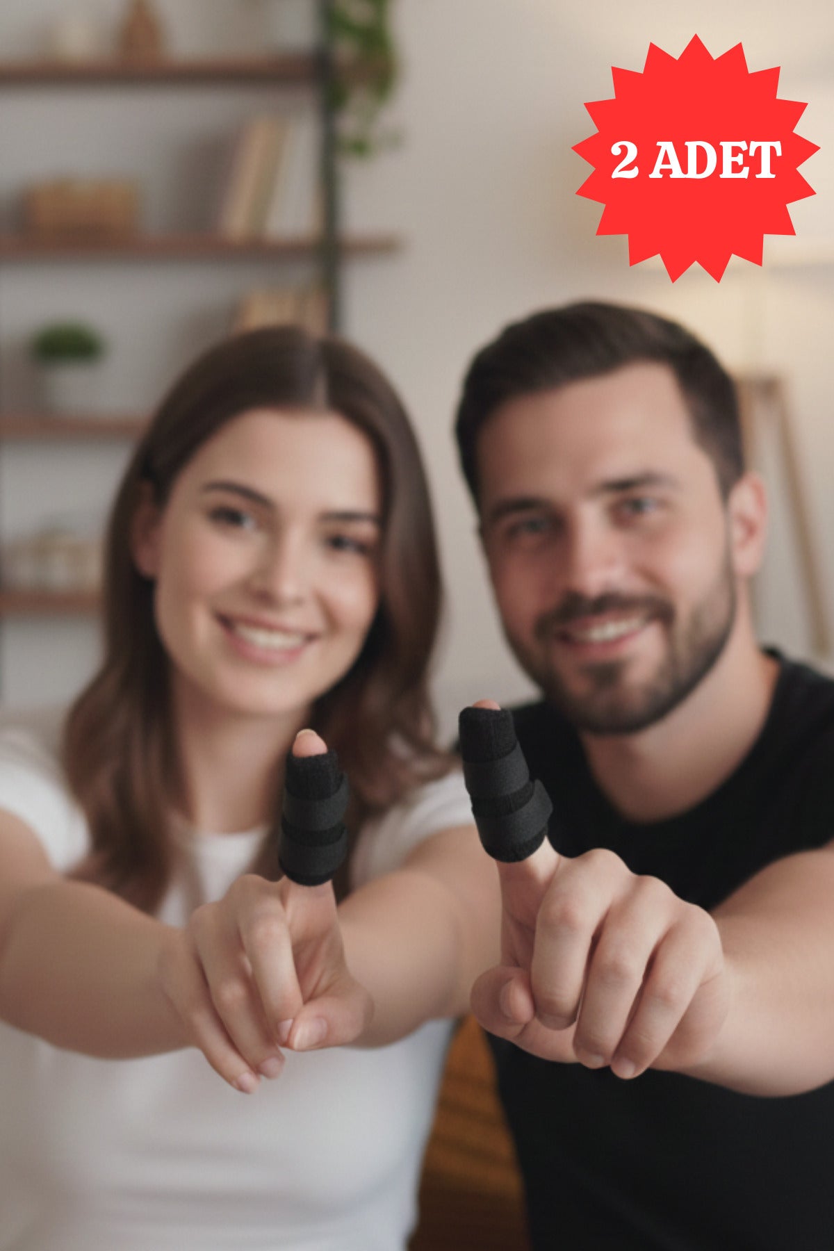 2 Adet Parmak Ateli, Parmak Sabitleme Ateli, Kadın Erkek Çocuk Kırık, Çıkık ve Destekleyici Splint