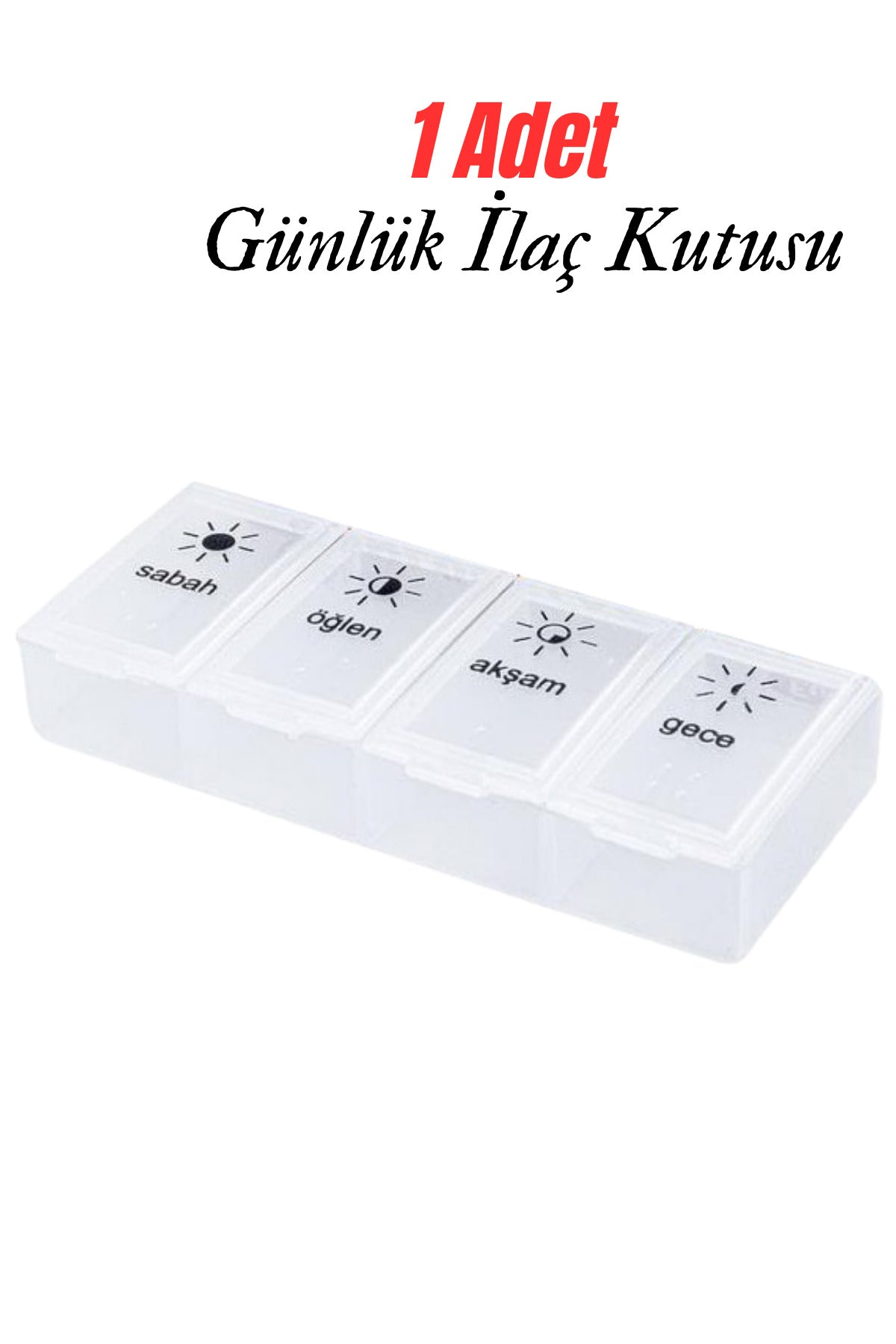 Günlük Ve Haftalık İlaç Kutusu Seti İlaç Kutusu Düzenleyici Hap Kutusu İlaç Vitamin Saklama Kutusu