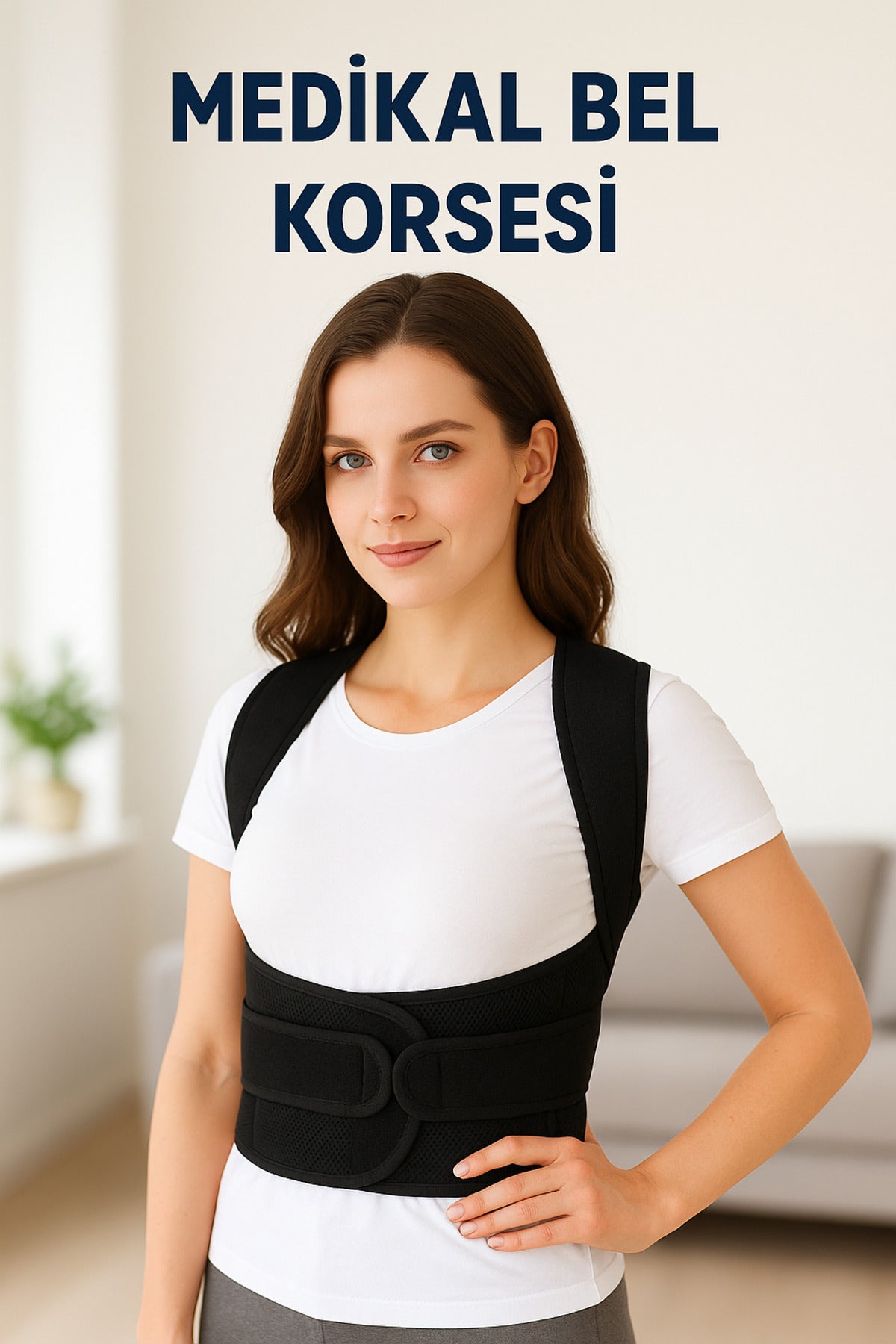 Dik Duruş Korsesi Çift Balenli Kadın Erkek Korse Dik Durma Aparatı Kambur Skolyoz Kifoz