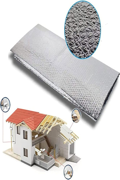 5 Adet Petek Radyatör Arkası Folyo Plaka Kalorifer Arkalığı Alüminyum Isı Yalıtım Folyosu Şilte