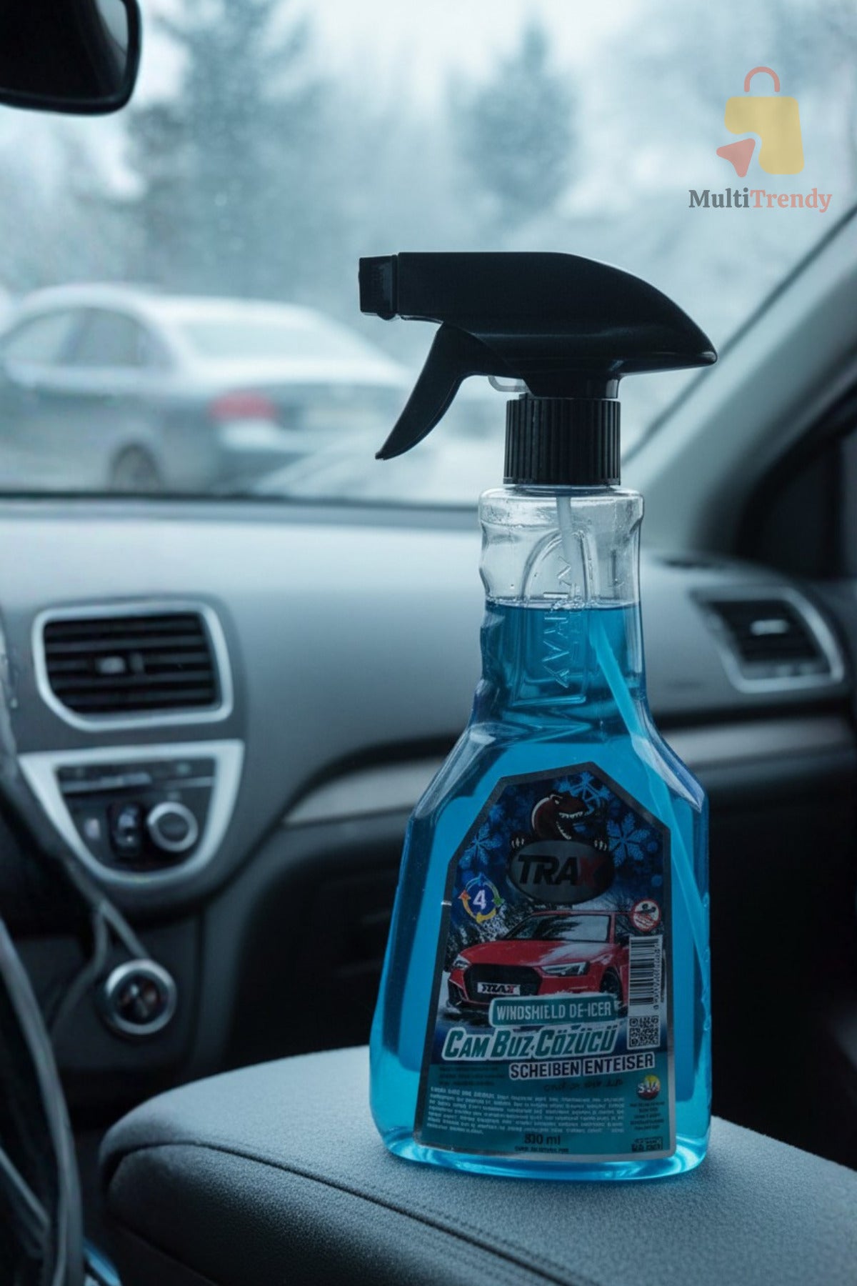 Hızlı Cam Buz Çözücü Sprey 500 ml Araba Oto Cam Buz Çözücü Buzlanma Önleyici Sprey