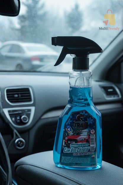 Hızlı Cam Buz Çözücü Sprey 500 ml Araba Oto Cam Buz Çözücü Buzlanma Önleyici Sprey