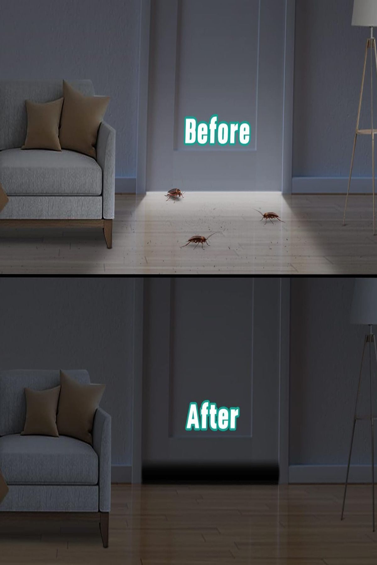 3 Adet Kapı Altı Rüzgar Önleyici Kapı Altı Yalıtım Eşik Süngeri Isı Işık Toz Soğuk Gürültü Önleyici