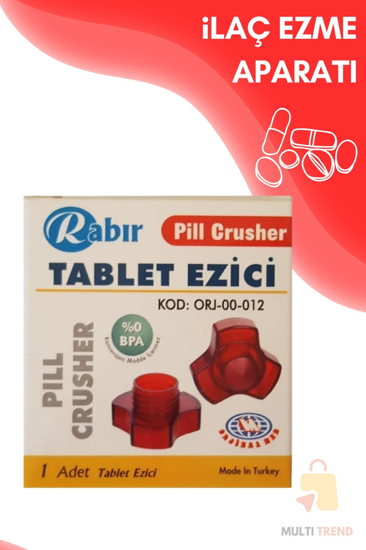 İlaç Tablet Ezici - İlaç Hap Ezme Aparatı - İlaç Ezici