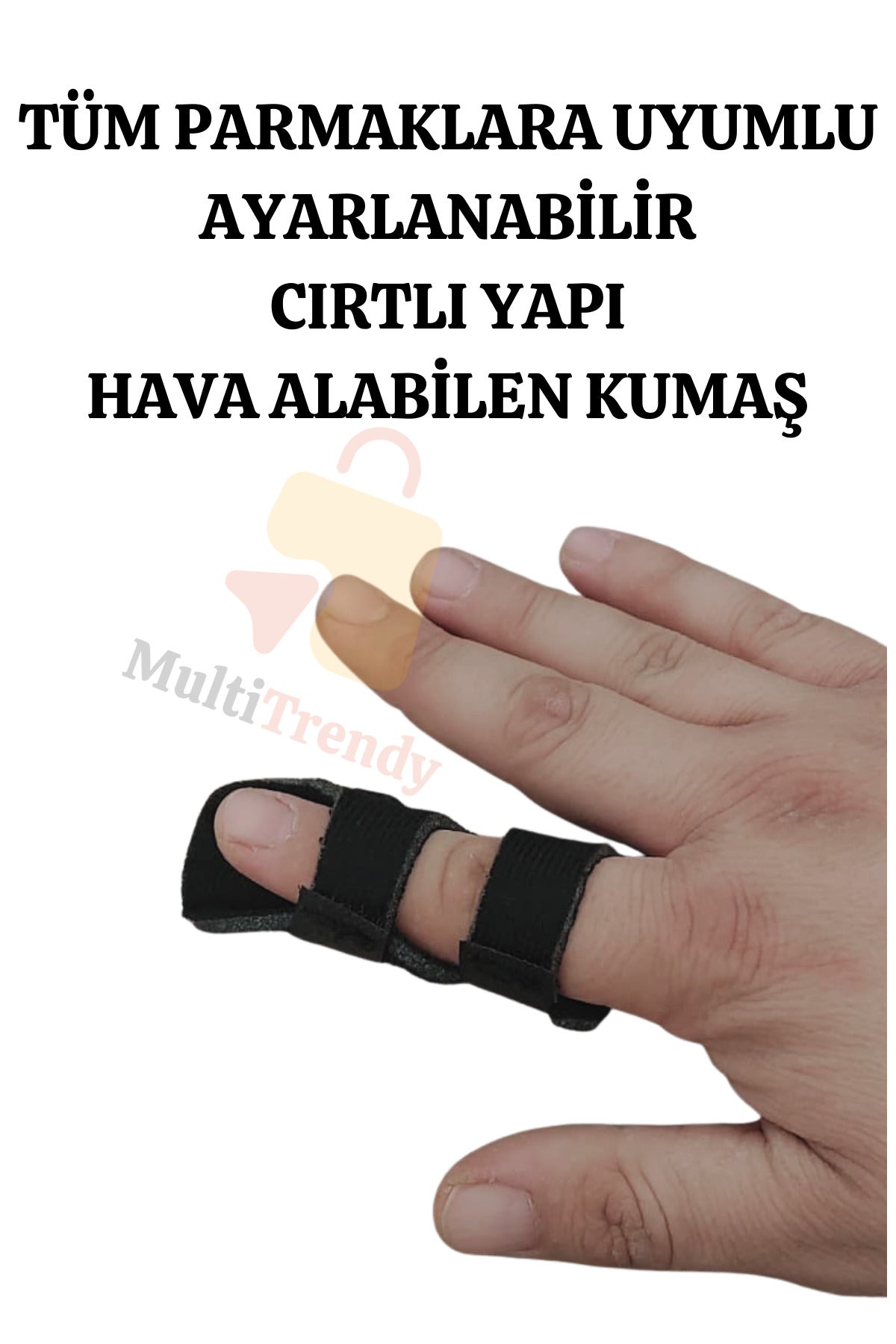 2 Adet Parmak Ateli, Parmak Sabitleme Ateli, Kadın Erkek Çocuk Kırık, Çıkık ve Destekleyici Splint