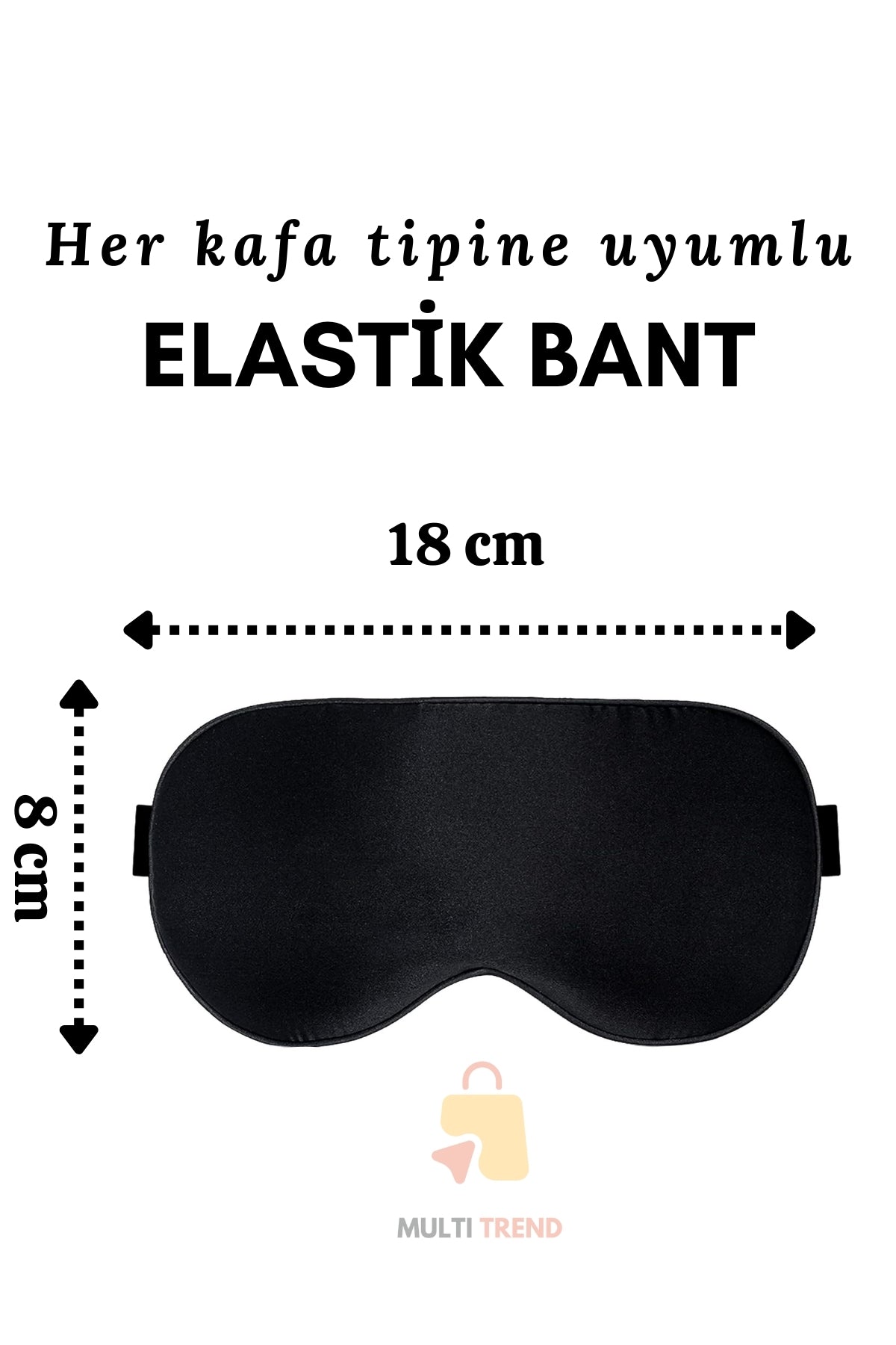 Yoga Göz Bandı Siyah – Meditasyon ve Derin Rahatlama İçin Unisex Yumuşak Uyku Göz Maskesi