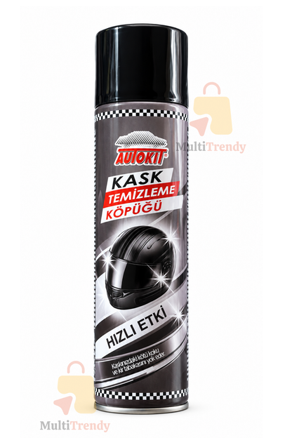 Kask Temizleme Köpüğü Kötü Koku ve Kir Giderici Motosiklet Kaskı İç Ped Temizleyici Sprey