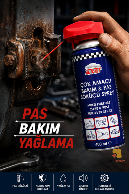 Çok Amaçlı Bakım ve Pas Sökücü Sprey 400 ml Kobra Başlıklı Yağlayıcı Koruyucu Sprey