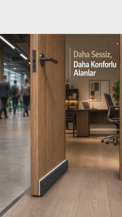 1 Adet Kapı Altı Rüzgar Önleyici 90 cm Yapışkanlı Isı Yalıtım Süngeri Soğuk Toz Ses Kesici Eşik Süngeri